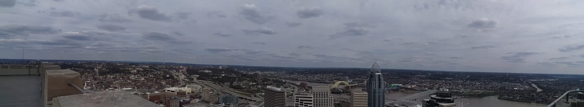 A beautiful 360 view of Cincinnati